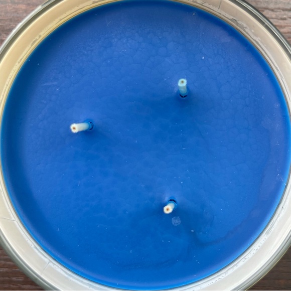 MIDNIGHT BLUE CITRUS BRAND NEW BATH & BODY WORKS 3 WICK CANDLE GORGEOUS COLOR - Picture 4 of 4